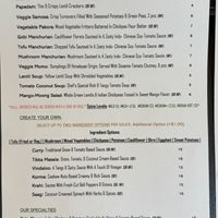 Menu pg1  at Great Taste Indian and More in Highlands Ranch