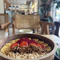 Avo Berry Smoothie Bowl + Granola   at One Way Espresso  in Amed