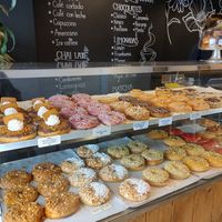 So many options! at VegAmazing Doughnuts - Tirso de Molina in Madrid