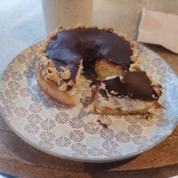 Donut choco noisettes at VegAmazing Doughnuts - Tirso de Molina in Madrid