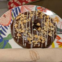 Pb chocolate donut at VegAmazing Doughnuts - Tirso de Molina in Madrid