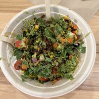 Arugula and black lentil base either grilled veggies and avocado and garlic dressing. All vegan!  at CAVA - 1830 29th Ave S in Birmingham