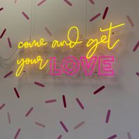 Right wall at Lovebirds Donuts in Portsmouth