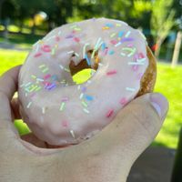 GF Cake donut at Lovebirds Donuts in Portsmouth