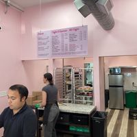 Counter at Lovebirds Donuts in Portsmouth