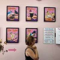Line at Lovebirds Donuts in Portsmouth