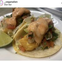 Tacos  at Vegan Alien at Star Bar in Portland