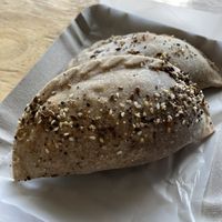 Vegan empanadas  at La Roti - Food Store in El Chalten