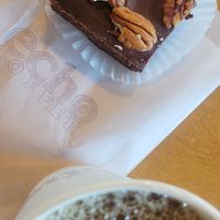 Vegan turtle brownie at Echo Coffee in Scottsdale
