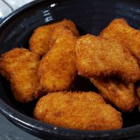 Vegan chicken nuggets (R$80). Not bad, but expensive. They also get boring quickly for just one person. at GRU - Living Heineken - T3 in Sao Paulo