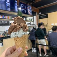 This isn’t the same location as listed here, but same ice cream   at Van Diemens Land Creamery in Hobart