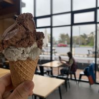 This isn’t the same location as listed here, but same ice cream  at Van Diemens Land Creamery in Hobart