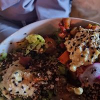 Vegan bowl at Jardin Meraki in San Pedro De Atacama