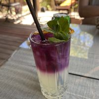 Suspiro de Los Andes mocktail   at Jardin Meraki in San Pedro De Atacama