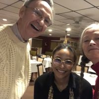 Us with Pat  at Thai Thani in Stroudsburg