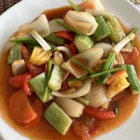 Sweet and sour veg   at Chanda's Historical Garden Restaurant - อาหารสวนประวัติศาสตร์ in Sukhothai