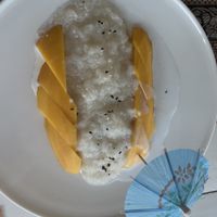 Mango sticky Rice  at Chanda's Historical Garden Restaurant - อาหารสวนประวัติศาสตร์ in Sukhothai