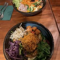 Oben: Curry Com, unten: Green Table #Veganuary at Greentable in Hamburg