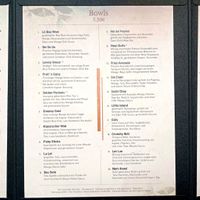 Speisekarte at Greentable in Hamburg