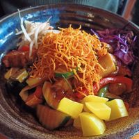 Curry tofu at Greentable in Hamburg