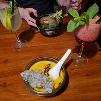 Mango-wortelsoep at Greentable in Hamburg