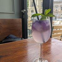 Butterfly Lime homemade lemonade at Greentable in Hamburg