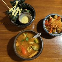 Drei glutenfreie Bowles  at Greentable in Hamburg