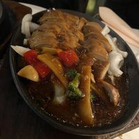 Ente auch in vegan möglich.  at Bambus Garden in Hannover