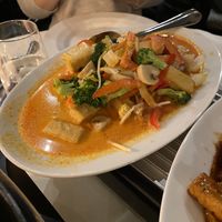 Tofu in CurrySauce  at Bambus Garden in Hannover