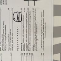 Ementa vegan e vegetariana at L'Hamburguices in Amadora