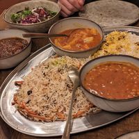 Veganer gemischter Teller für Zwei Personen at Luisengarten in Wurzburg