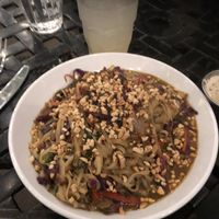 Curry noodle at The Green Well Gastro Pub in Grand Rapids