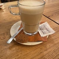 Oat milk chai latte - Bar Celona, Bremen  at Cafe & Bar Celona - Liebfrauenkirchhof in Bremen