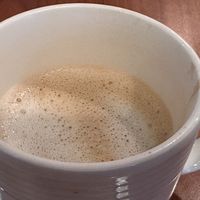 They serve valentines coffee with alternative milk. This is the oat cappuccino   at Blue's Egg in Milwaukee