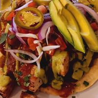 Huevos Rancheros Vegan at Ma Mosa's in Grants Pass