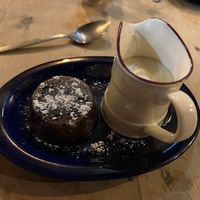 Christmas pudding  at Artisan Tap in Stoke-on-trent