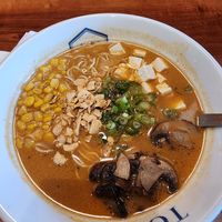Spicy Garnet Ramen at Rakkan Ramen in Chicago
