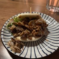 Bao bun   at Rakkan Ramen in Chicago