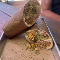 Vegan wrap  at Spitz in Greenwood Village