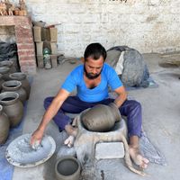 Bishnoi village (safari tour) of potter and get to try too   at Chhotaram Prajapat's Homestay in Jodhpur