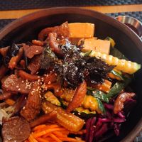 Vegan bibimap at Yammy Kitchen in Gothenburg