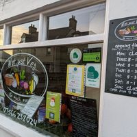 exterior at Not Just Veg in Axminster