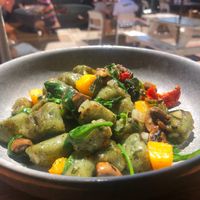 Spinach gnocchi at Hotel Phillip Island in Cowes