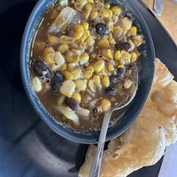 Three sister stew. We shared a bowl    at Nātv in Broken Arrow