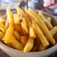Chips at Lost Watering Hole Lancefield Brewery in Lancefield
