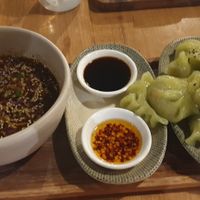 Vegan dumplings - Wednesdays is $15 dumplings with soup. at Lost Watering Hole Lancefield Brewery in Lancefield