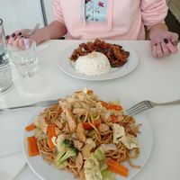 . at Loving Hut in Helsinki