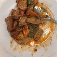 Spicy tofu  at Chinastur in Oviedo