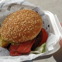Hamburguesa selvática 💚 at Míleljos Vegan in Alicante