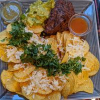 Nachos with vegan cheese (70 SEK) - 5/5. at Tapicante in Uppsala